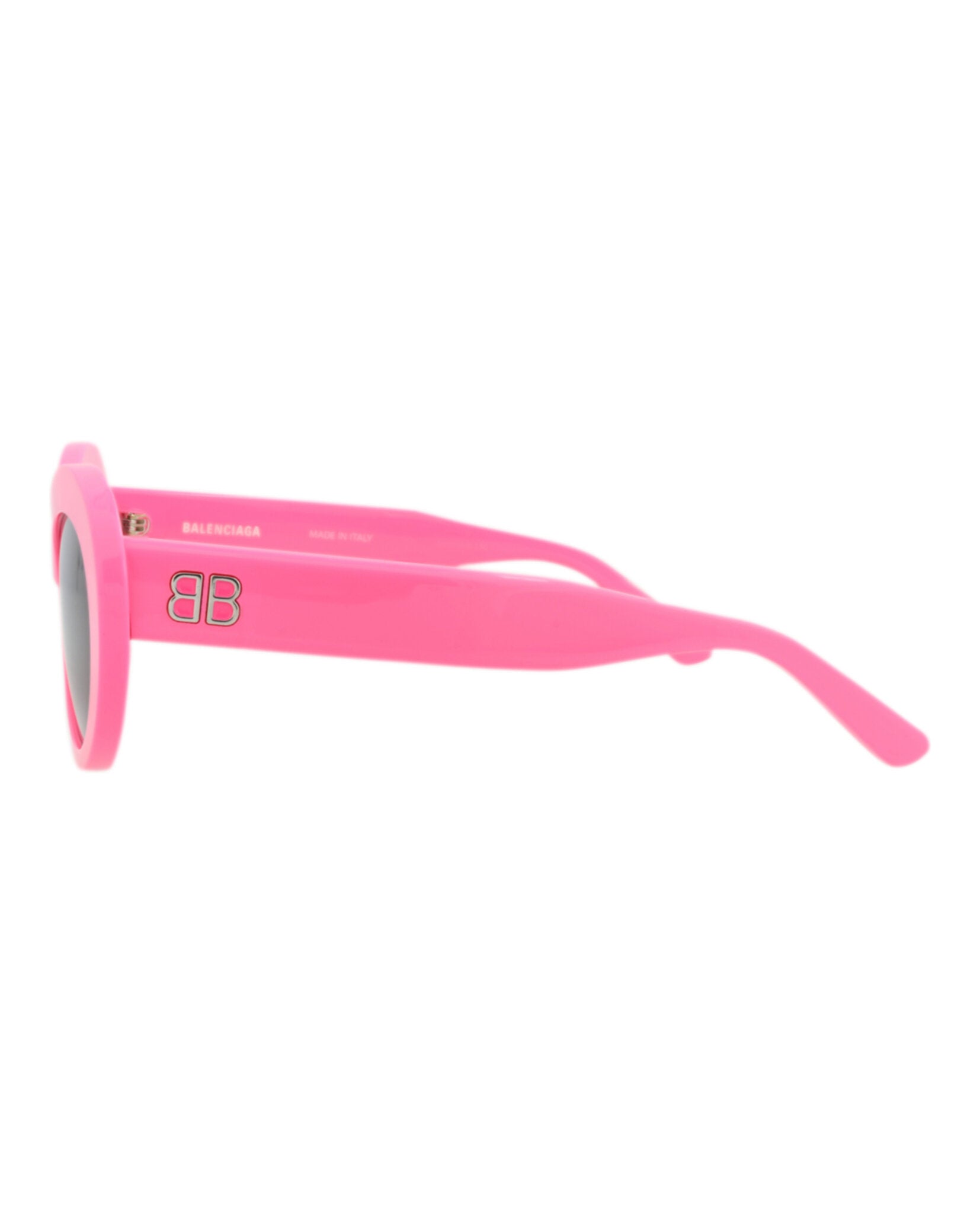 Balenciaga Womens Round/Oval Pink Pink Grey Fashion Designer Eyewear