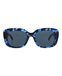 Balenciaga Balenciaga Womens Square/Rectangle Blue Blue Blue Fashion Designer Eyewear