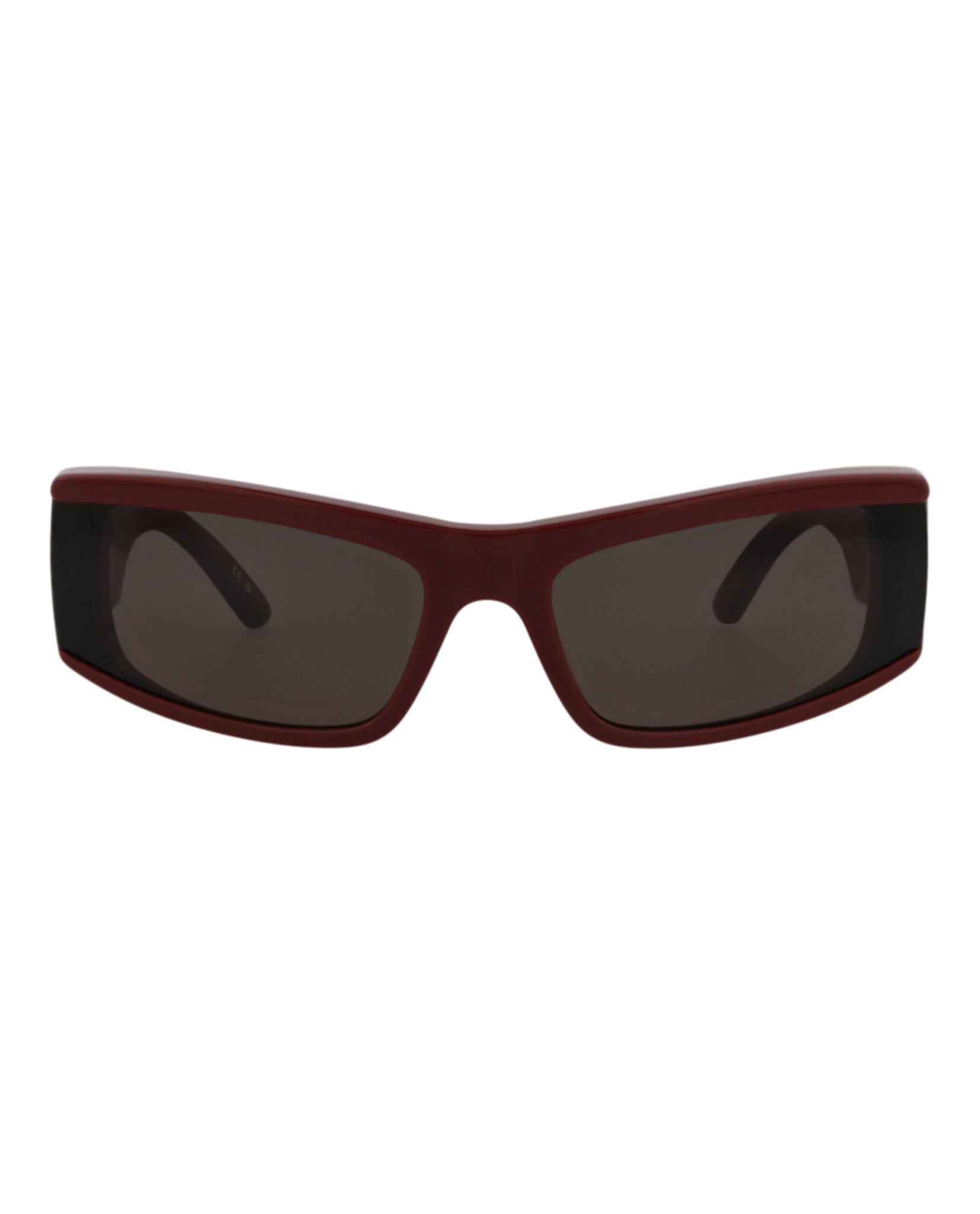 Balenciaga Unisex Cat Eye Burgundy Burgundy Grey Fashion Designer Eyewear