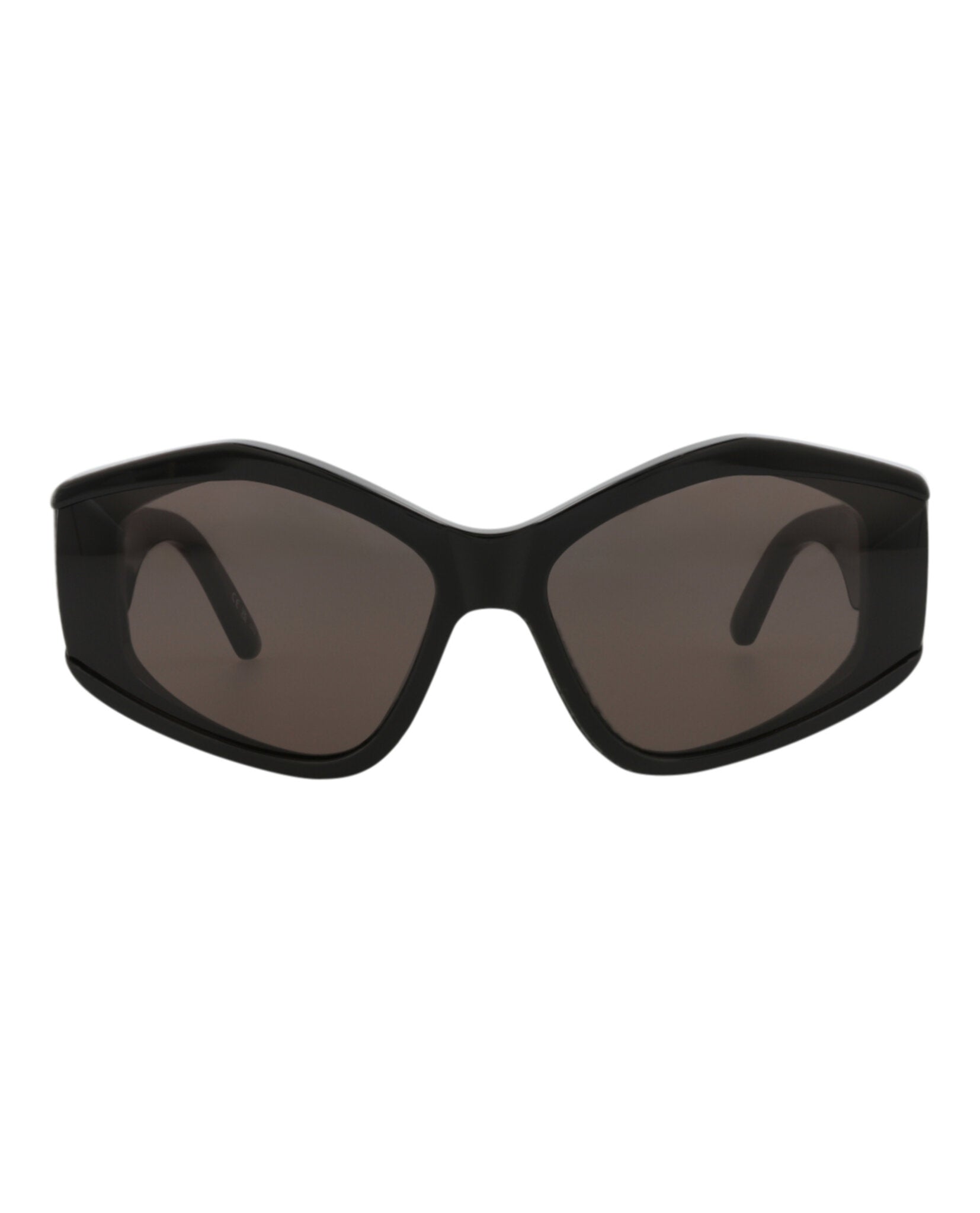 Balenciaga Womens Cat Eye Black Black Grey Fashion Designer Eyewear