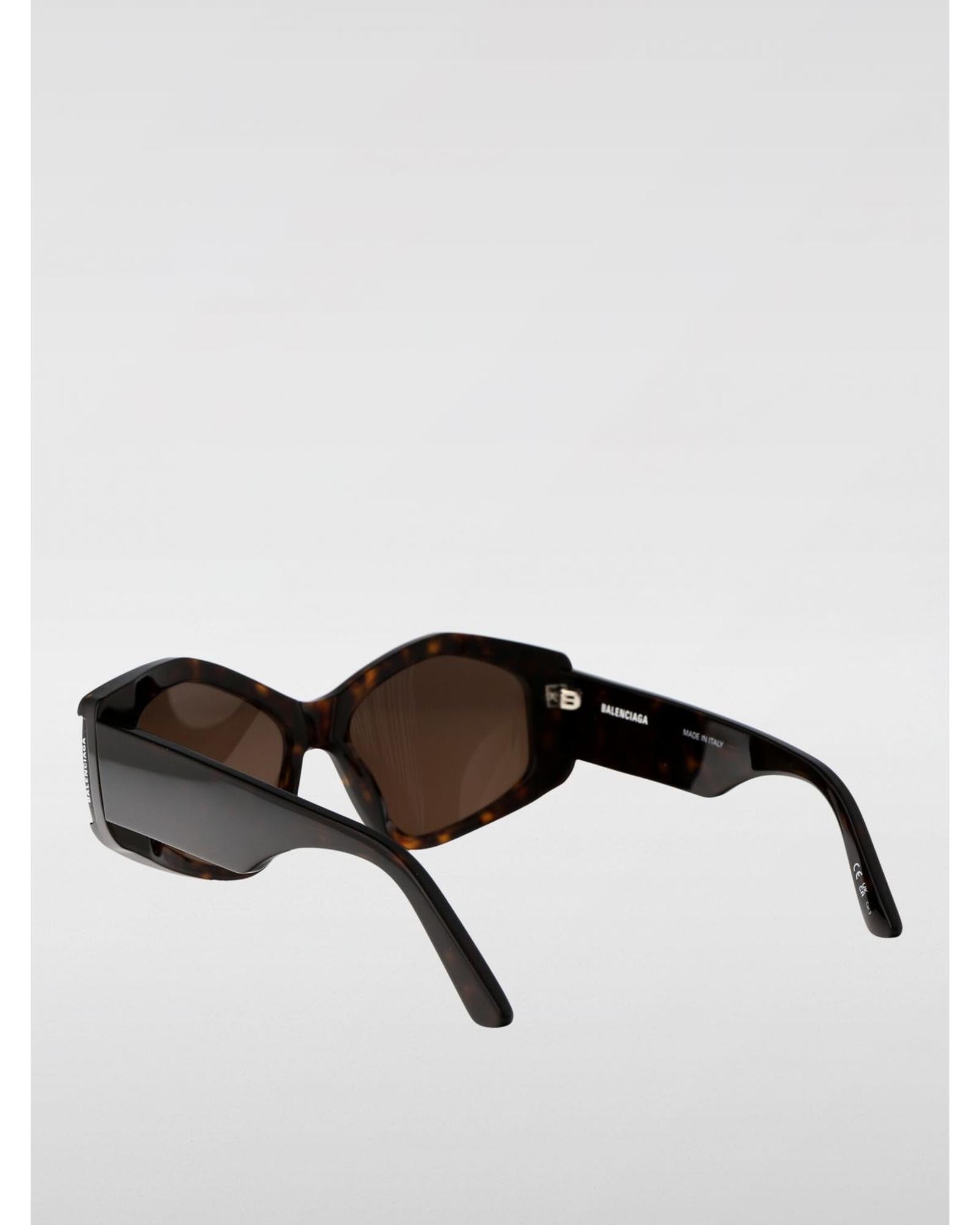 Balenciaga Geometric Sunglasses Tortoise Women Brown – Bluefly