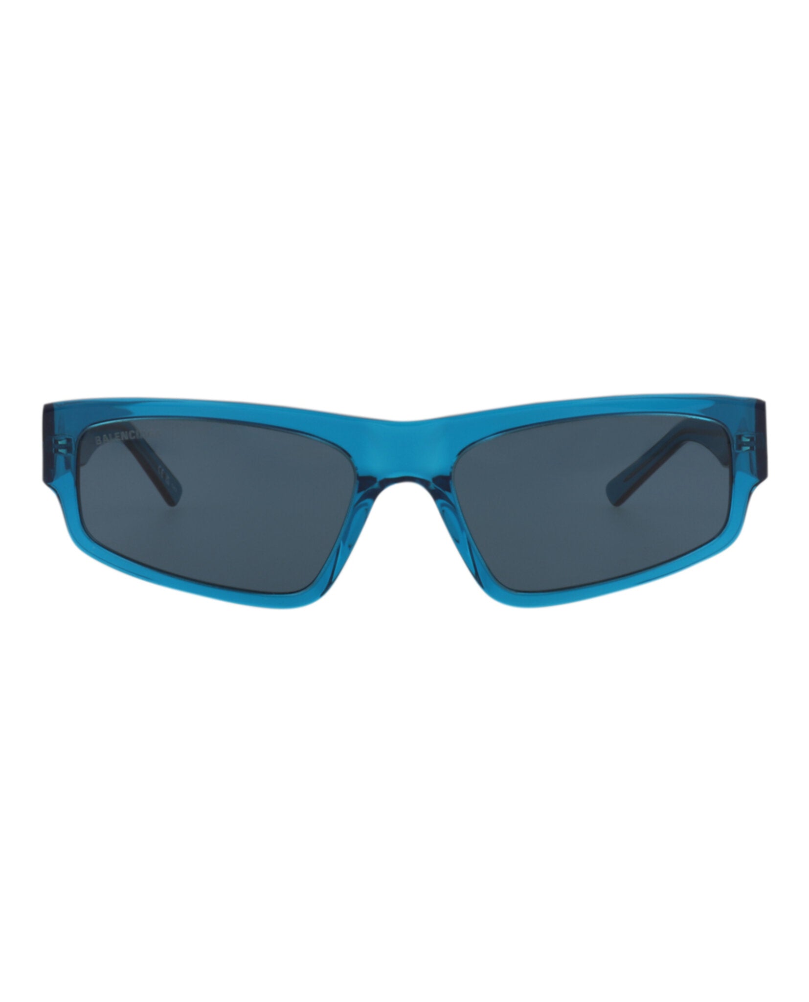 Balenciaga Unisex Square/Rectangle Blue Blue Blue Fashion Designer Eyewear
