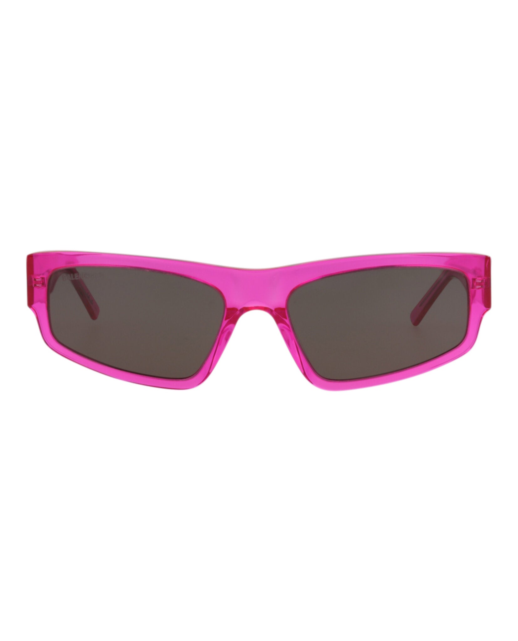 Balenciaga Balenciaga Unisex Square/Rectangle Fuchsia Fuchsia Grey Fashion Designer Eyewear
