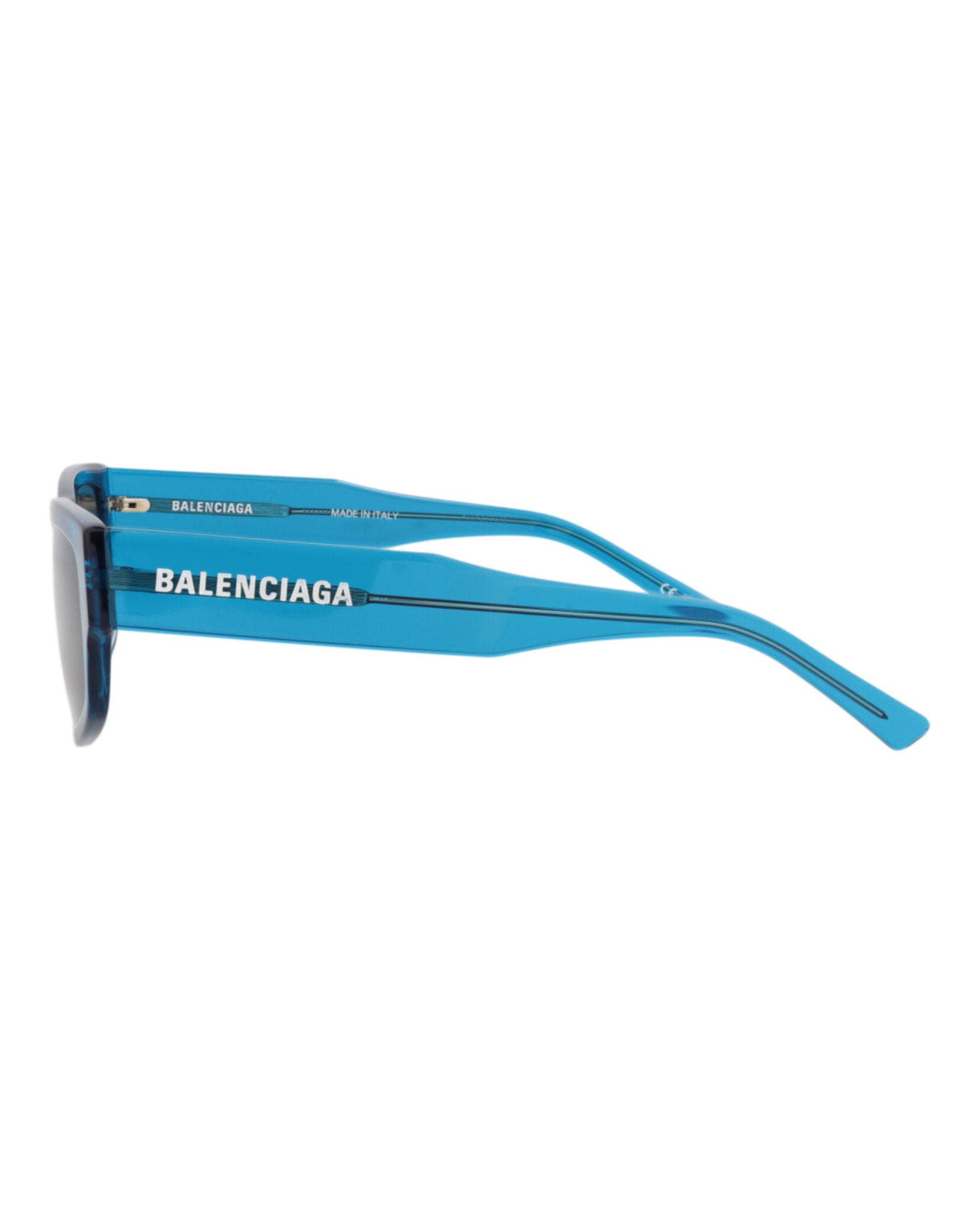 Balenciaga Unisex Square/Rectangle Blue Blue Blue Fashion Designer Eyewear