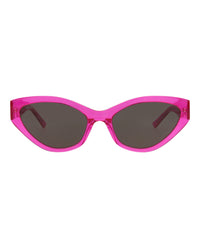 Balenciaga Womens Cat Eye Fuchsia Fuchsia Grey Fashion Designer Eyewear