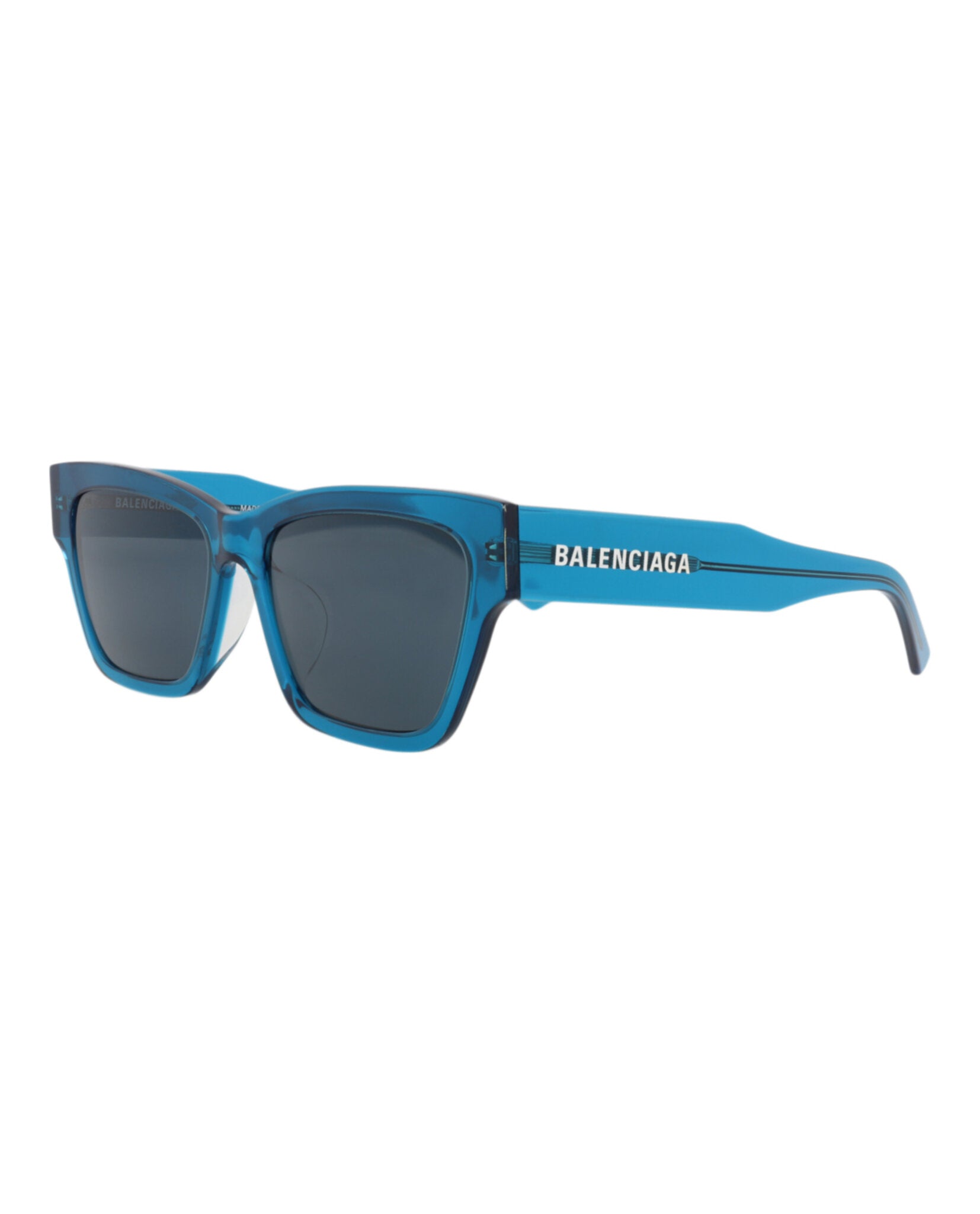 Balenciaga Womens Square/Rectangle Blue Blue Blue Fashion Designer Eyewear