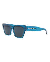 Balenciaga Womens Square/Rectangle Blue Blue Blue Fashion Designer Eyewear