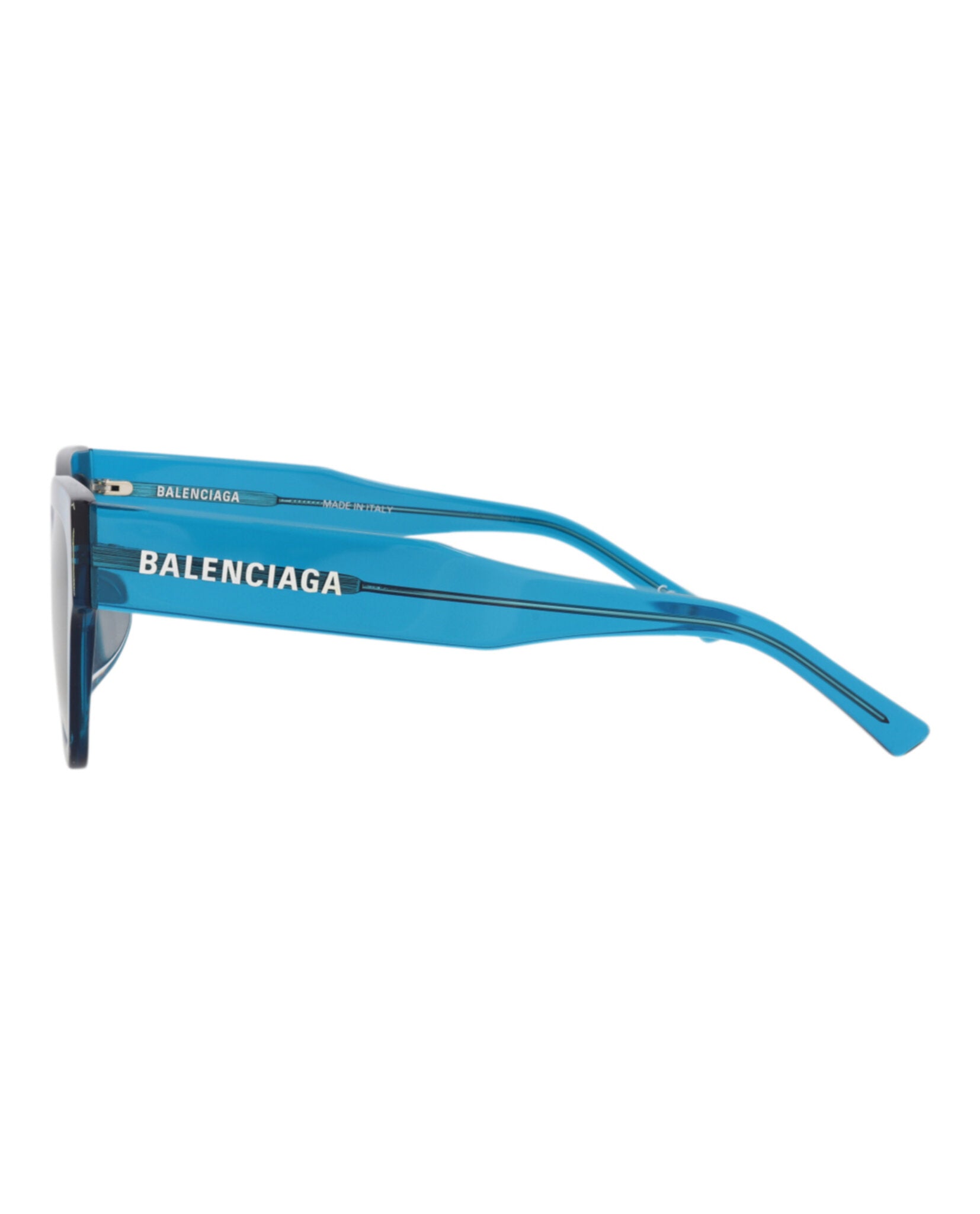 Balenciaga Womens Square/Rectangle Blue Blue Blue Fashion Designer Eyewear