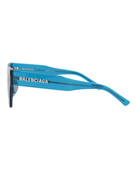 Balenciaga Womens Square/Rectangle Blue Blue Blue Fashion Designer Eyewear