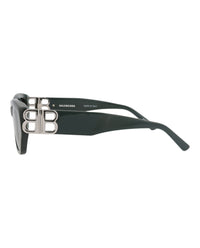 Balenciaga Womens Cat Eye Green Green Green Fashion Designer Eyewear
