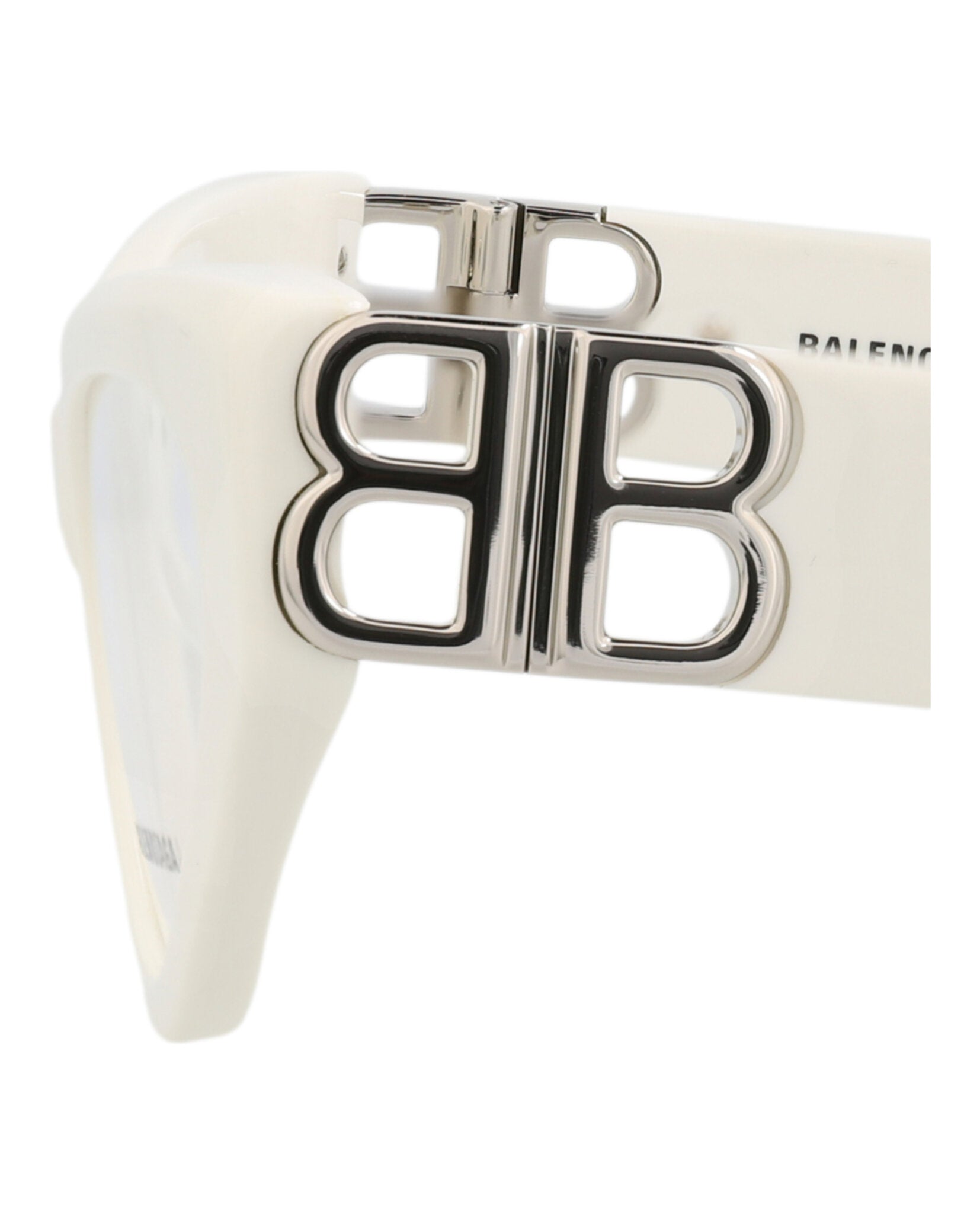 Balenciaga Womens Cat Eye White White Transparent Fashion Designer Eyewear