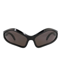 Balenciaga Unisex Shield/Wrap Black Black Grey Fashion Designer Eyewear