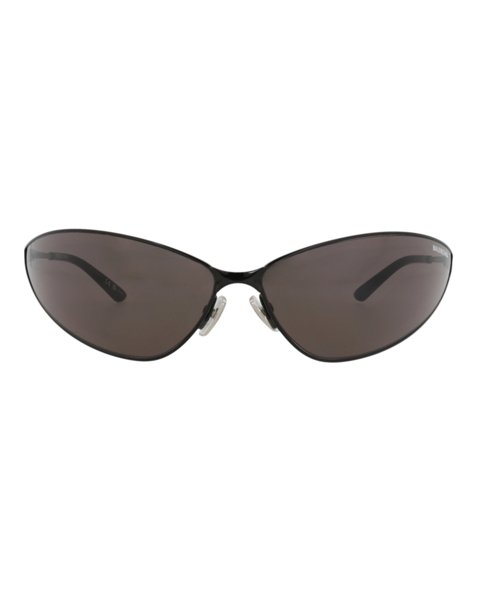 Balenciaga Balenciaga Unisex Shield/Wrap Black Black Grey Fashion Designer Eyewear