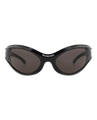 Balenciaga Balenciaga Unisex Shield/Wrap Black Black Grey Fashion Designer Eyewear