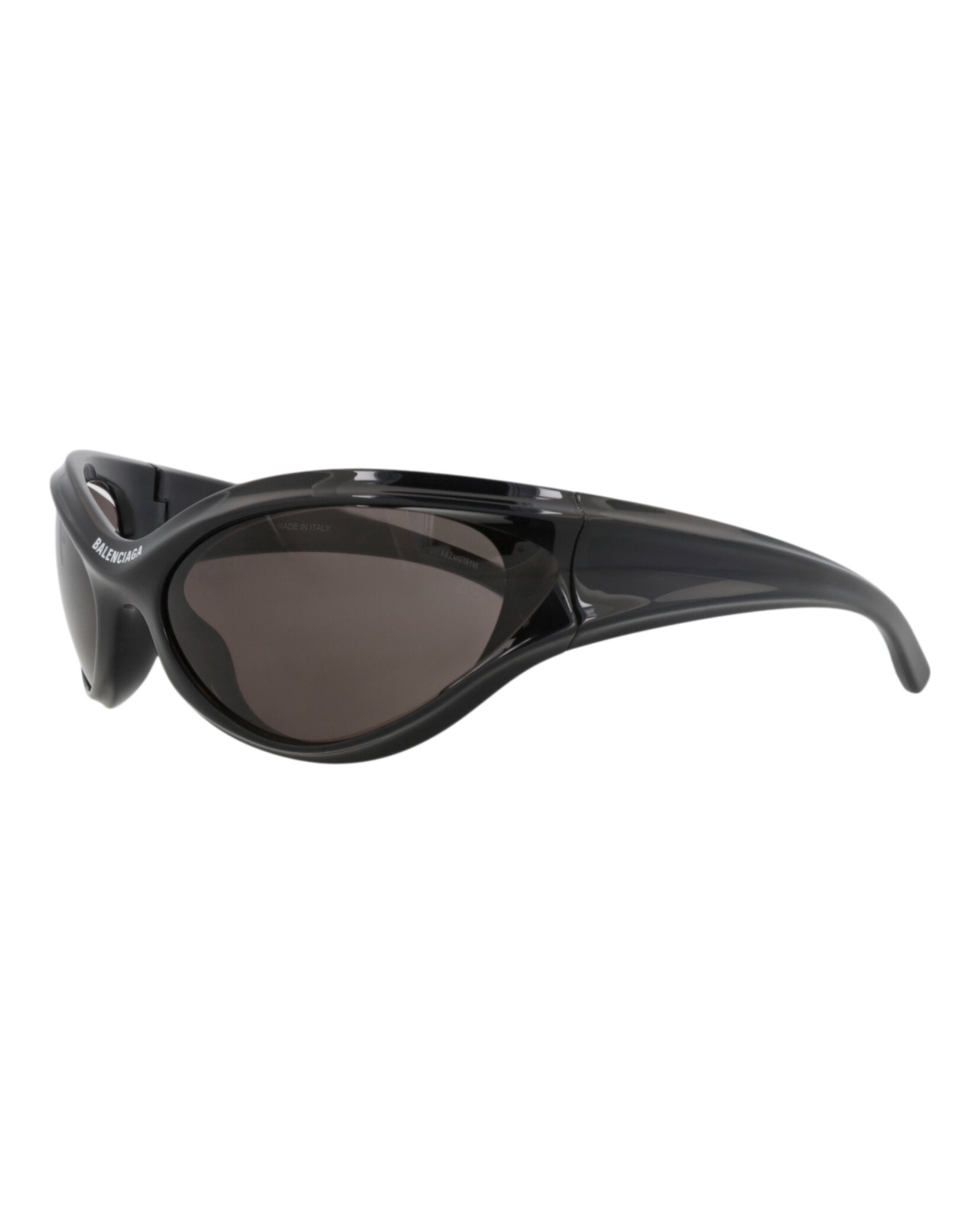 Balenciaga Balenciaga Unisex Shield/Wrap Black Black Grey Fashion Designer Eyewear