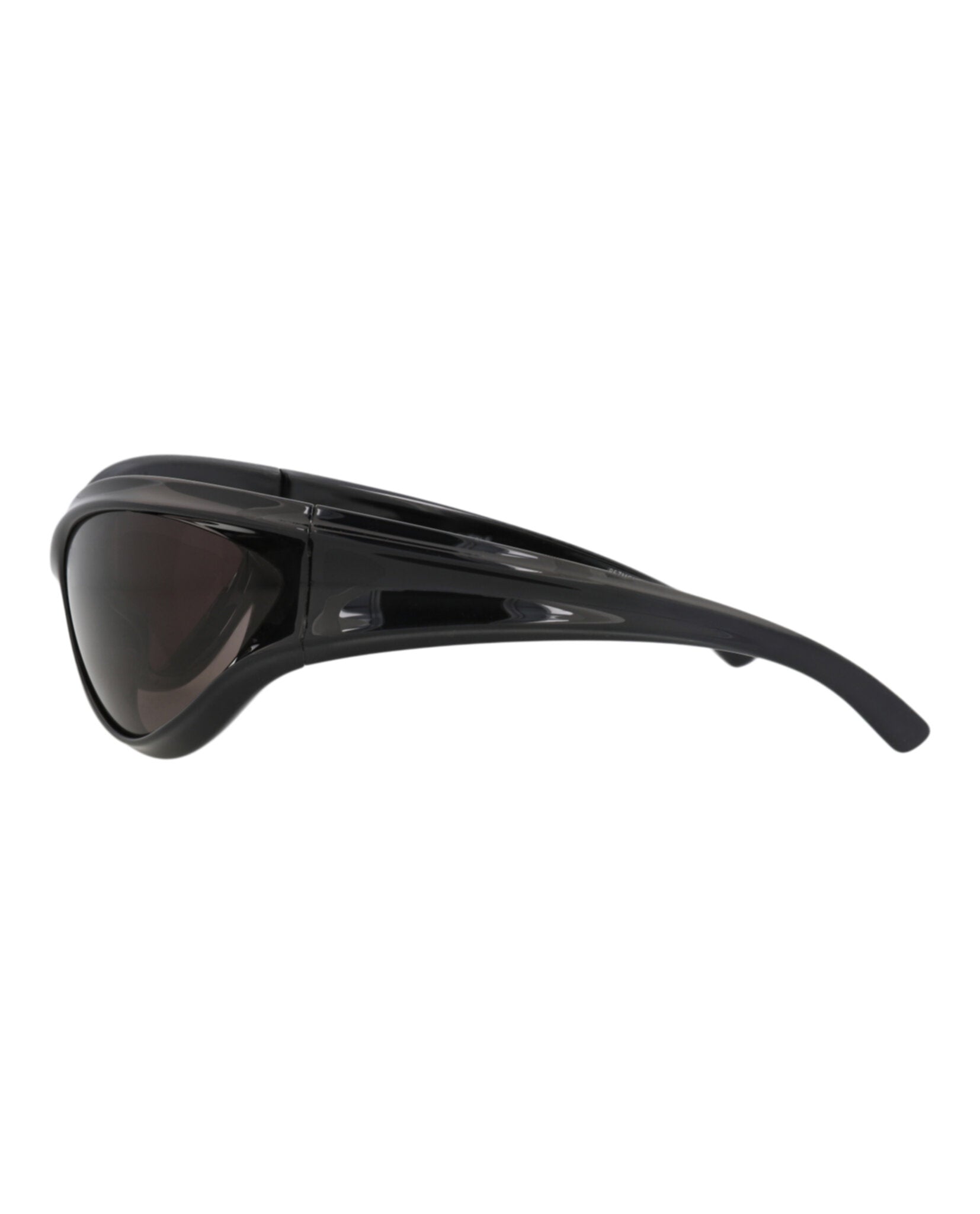 Balenciaga Balenciaga Unisex Shield/Wrap Black Black Grey Fashion Designer Eyewear