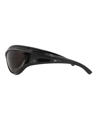 Balenciaga Balenciaga Unisex Shield/Wrap Black Black Grey Fashion Designer Eyewear