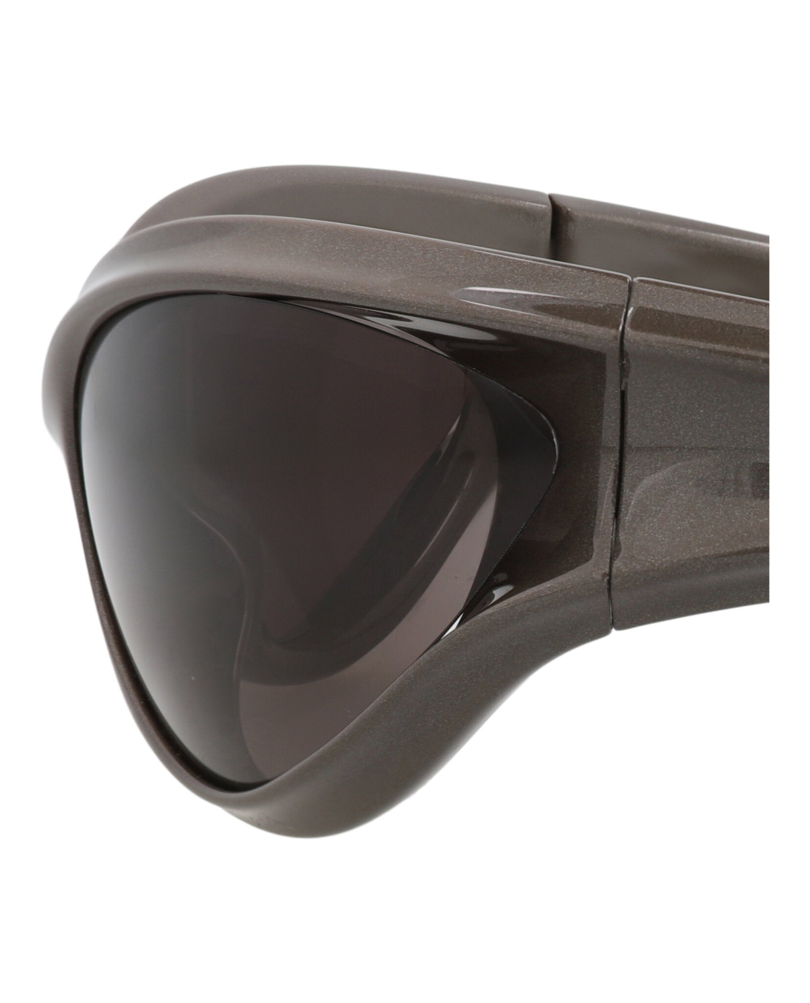 Balenciaga Unisex Shield/Wrap Grey Grey Grey Fashion Designer Eyewear
