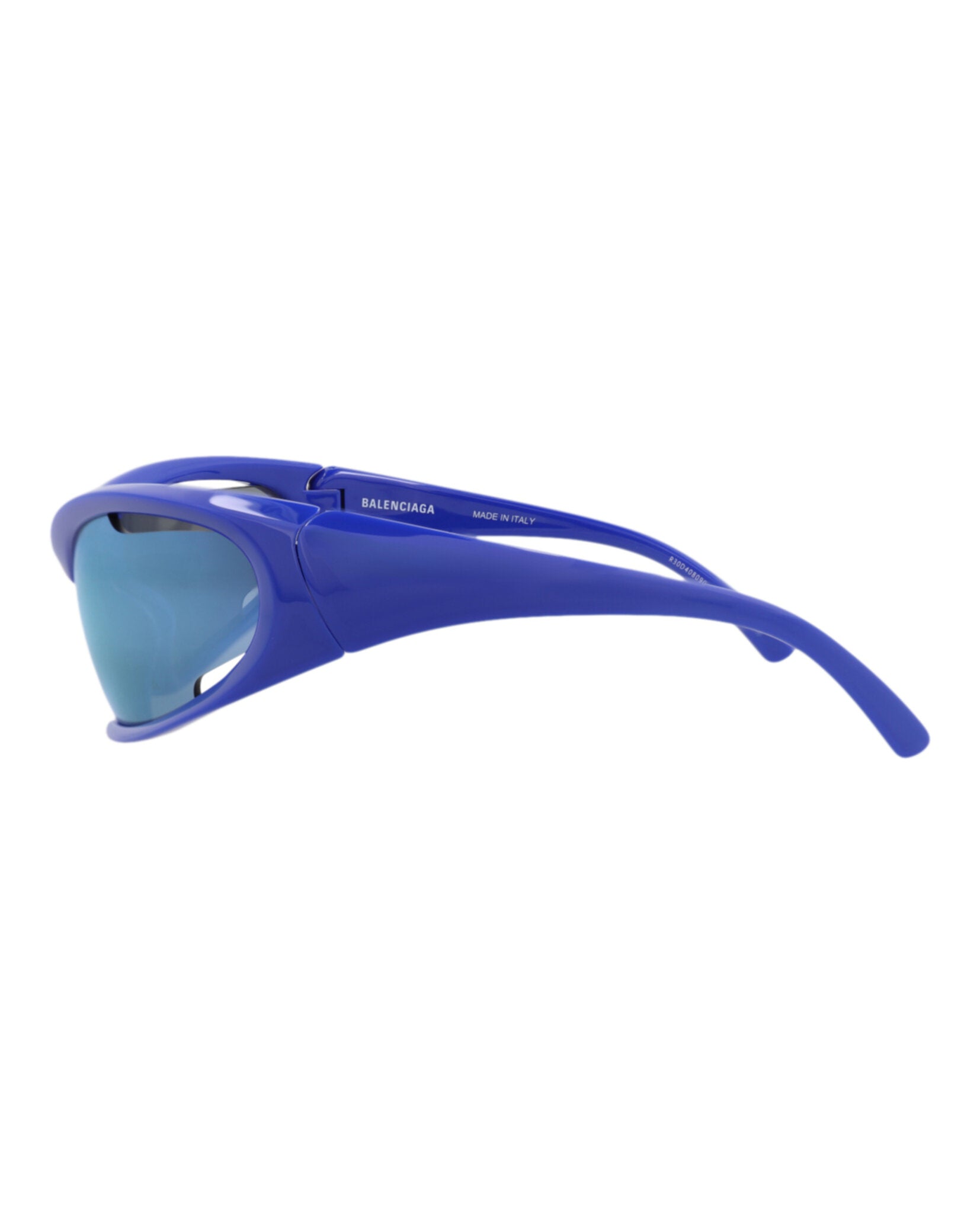 Balenciaga Unisex Shield/Wrap Blue Blue Blue Fashion Designer Eyewear