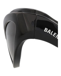Balenciaga Balenciaga Womens Cat Eye Black Black Grey Fashion Designer Eyewear