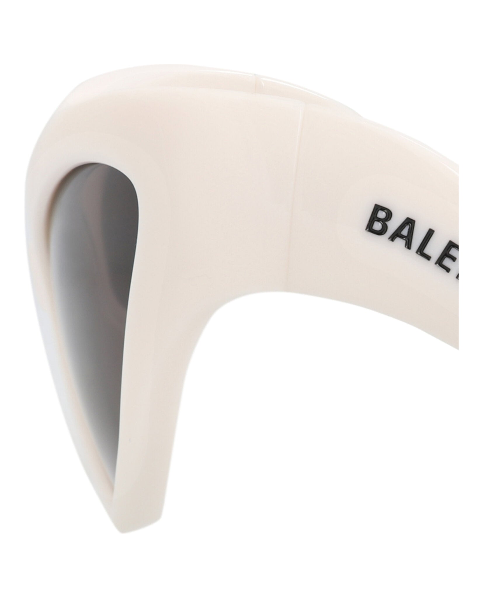 Balenciaga Womens Cat Eye Ivory Ivory Grey Fashion Designer Eyewear