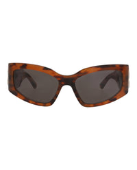 Balenciaga Womens Cat Eye Havana Havana Grey Fashion Designer Eyewear