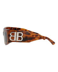 Balenciaga Womens Cat Eye Havana Havana Grey Fashion Designer Eyewear