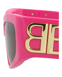 Balenciaga Womens Cat Eye Pink Pink Grey Fashion Designer Eyewear