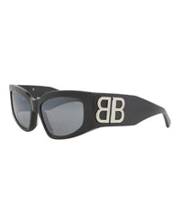 Balenciaga Balenciaga Womens Cat Eye Grey Grey Grey Fashion Designer Eyewear