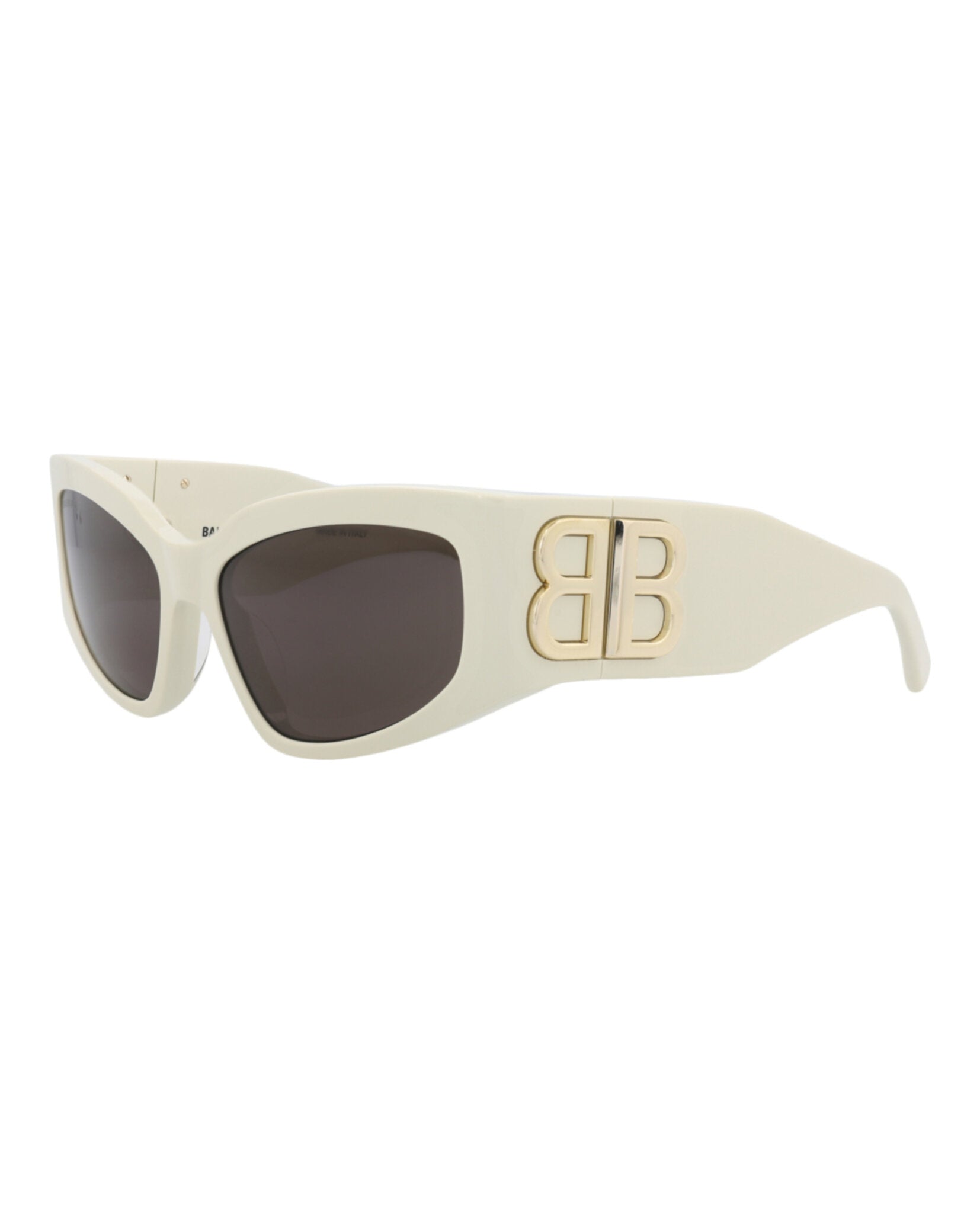 Balenciaga Balenciaga Womens Cat Eye Ivory Ivory Grey Fashion Designer Eyewear
