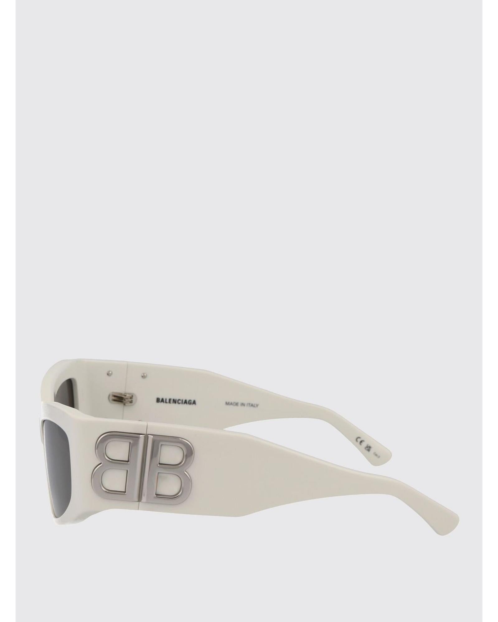 サングラス BALENCIAGA Woman Sunglasses White BB0321S 005 Balenciaga BB0321S 005 - White Sunglasses for Woman