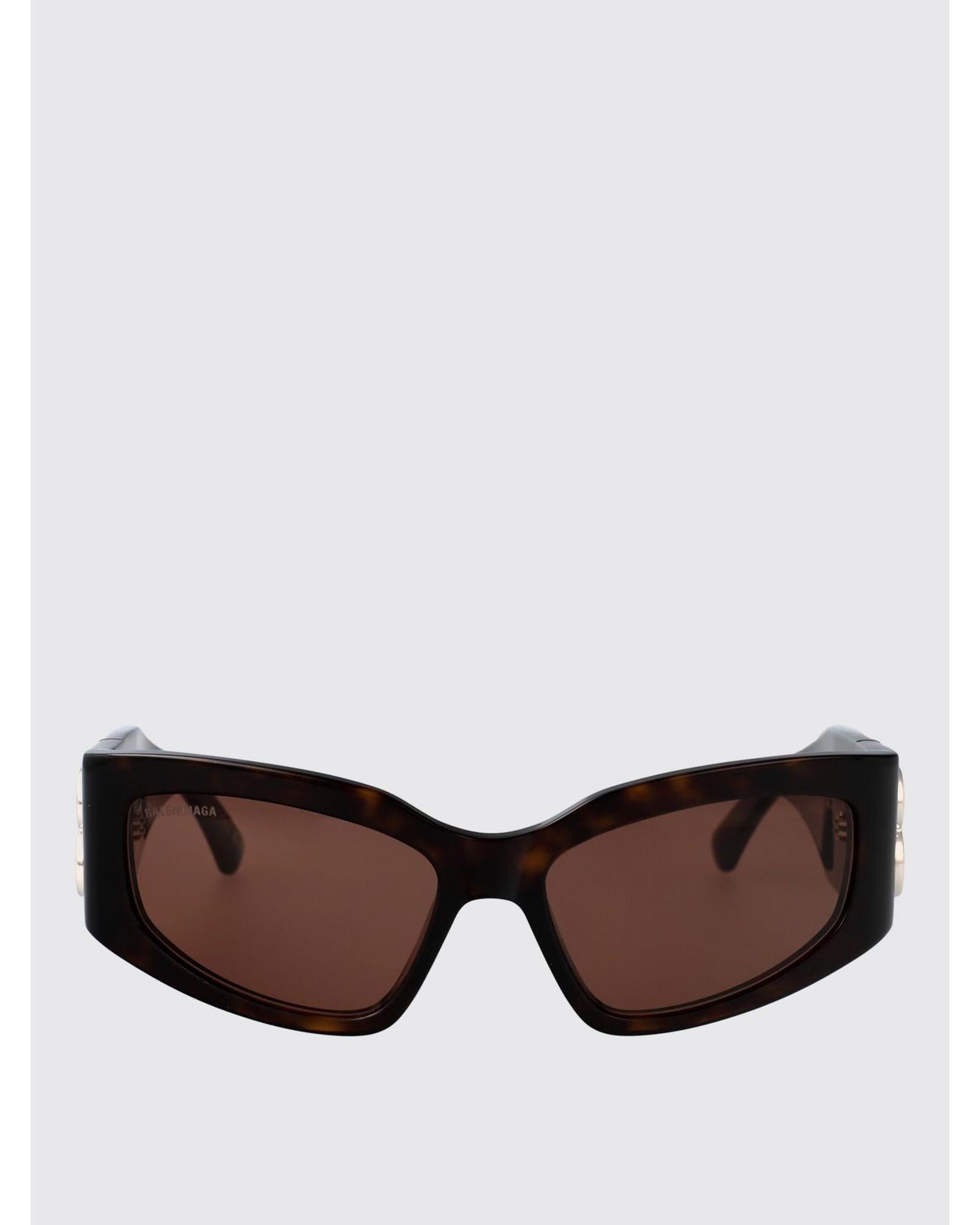 サングラス BALENCIAGA Woman Sunglasses Brown BB0321S 008 Balenciaga BB0321S Sunglasses Tortoise Acetate Women Brown