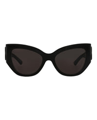Balenciaga Balenciaga Womens Cat Eye Black Black Grey Fashion Designer Eyewear