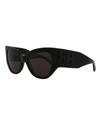 Balenciaga Balenciaga Womens Cat Eye Black Black Grey Fashion Designer Eyewear
