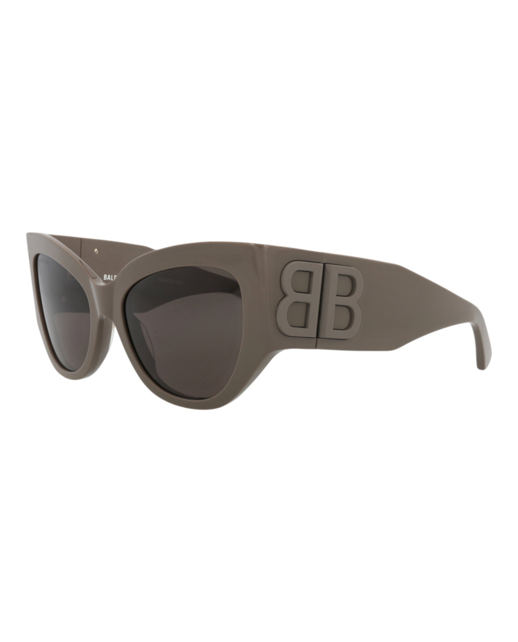 Balenciaga Womens Cat Eye Brown Brown Grey Fashion Designer Eyewear
