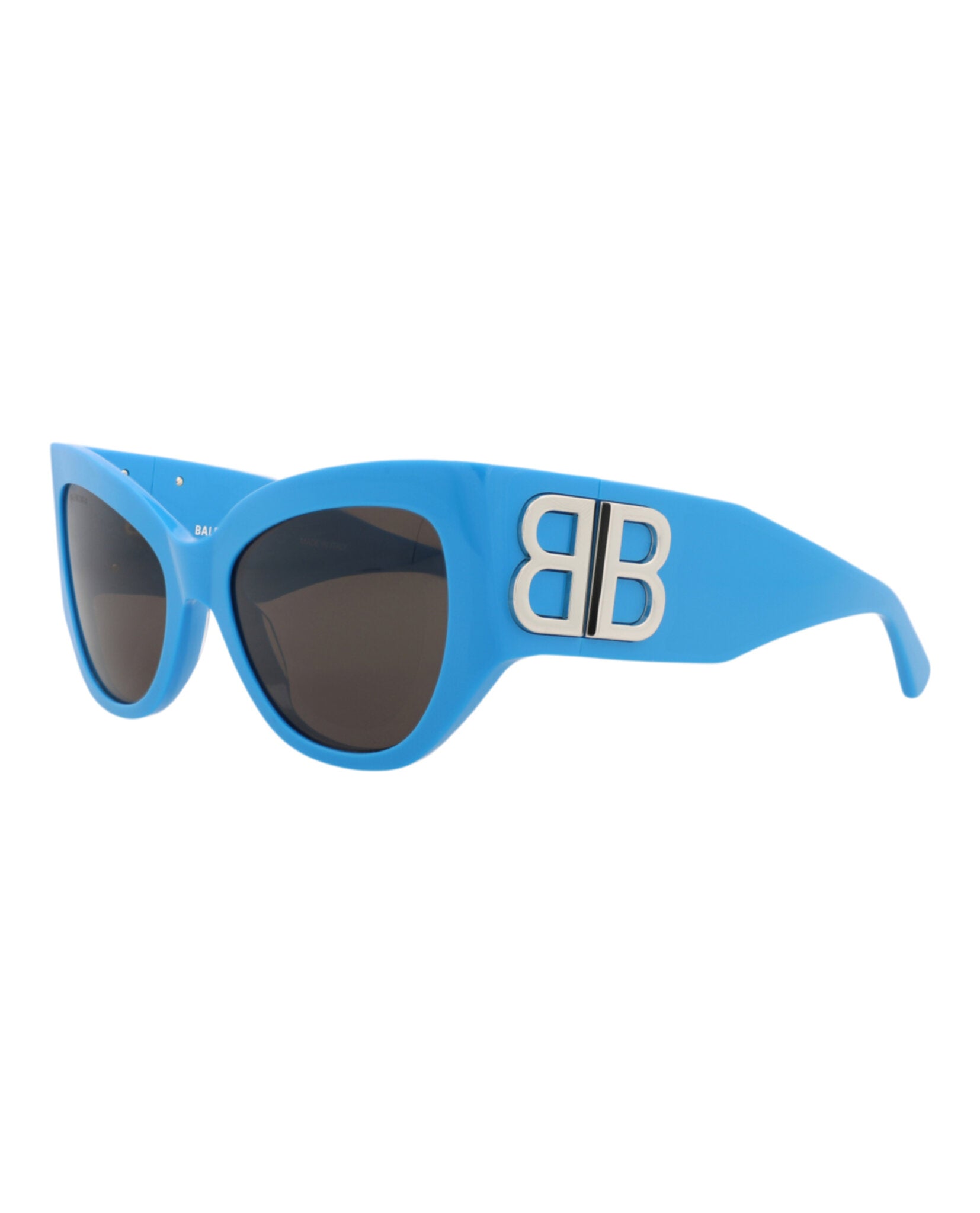 Balenciaga Womens Cat Eye Light Blue Light Blue Grey Fashion Designer Eyewear