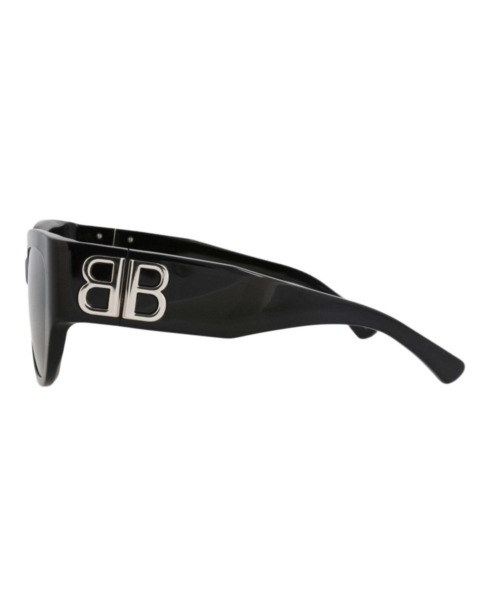 Balenciaga Balenciaga Womens Square/Rectangle Black Black Grey Fashion Designer Eyewear