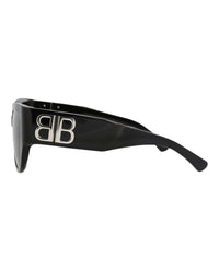 Balenciaga Balenciaga Womens Square/Rectangle Black Black Grey Fashion Designer Eyewear
