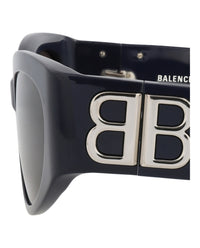 Balenciaga Balenciaga Womens Round/Oval Blue Blue Grey Fashion Designer Eyewear