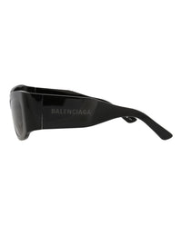 Balenciaga Womens Cat Eye Black Black Grey Fashion Designer Eyewear