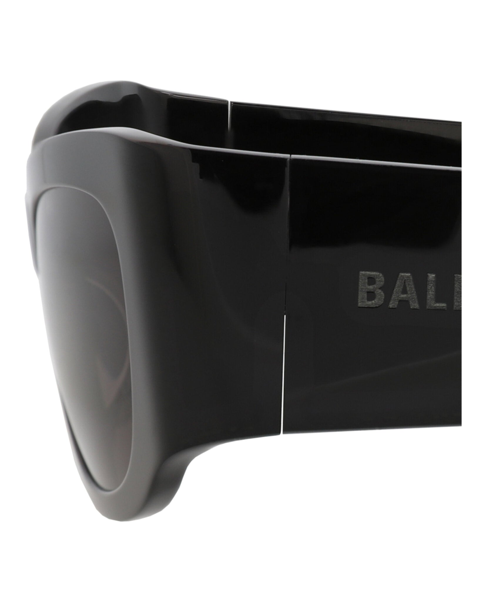 Balenciaga Womens Cat Eye Black Black Grey Fashion Designer Eyewear