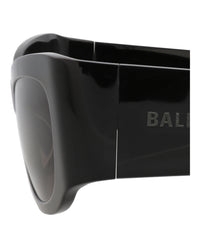 Balenciaga Womens Cat Eye Black Black Grey Fashion Designer Eyewear
