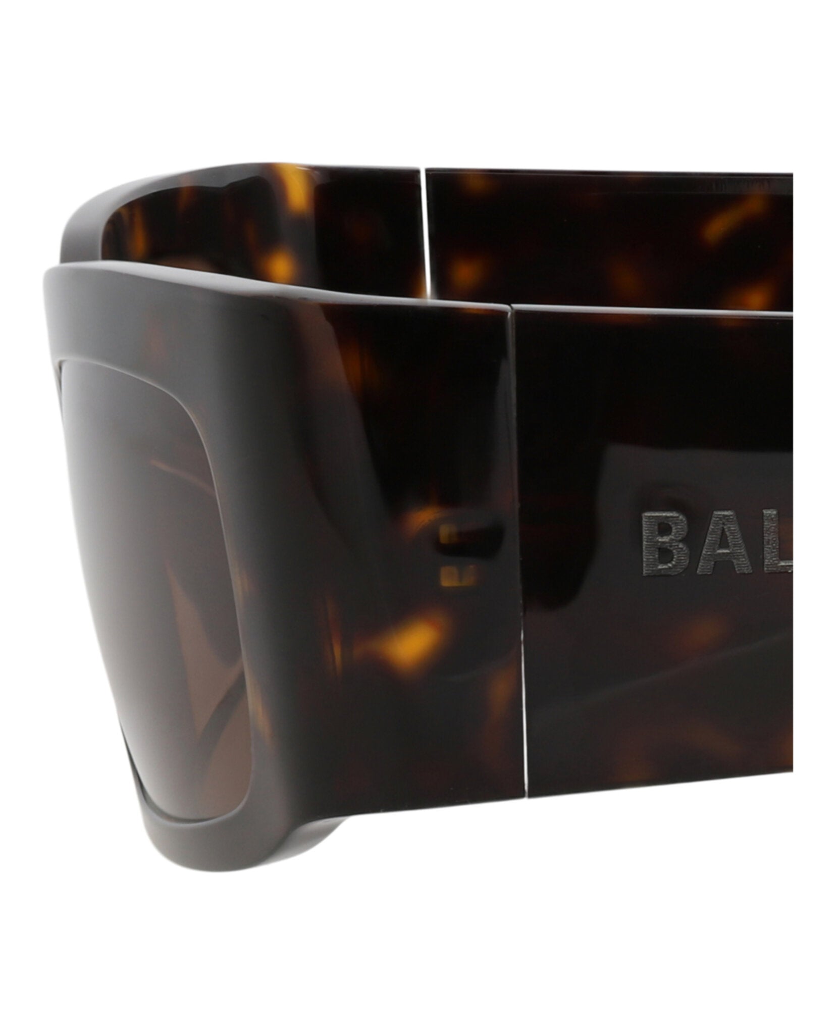 Balenciaga Unisex Square/Rectangle Havana Havana Brown Fashion Designer Eyewear