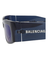 Balenciaga Unisex Square/Rectangle Blue Blue Blue Fashion Designer Eyewear