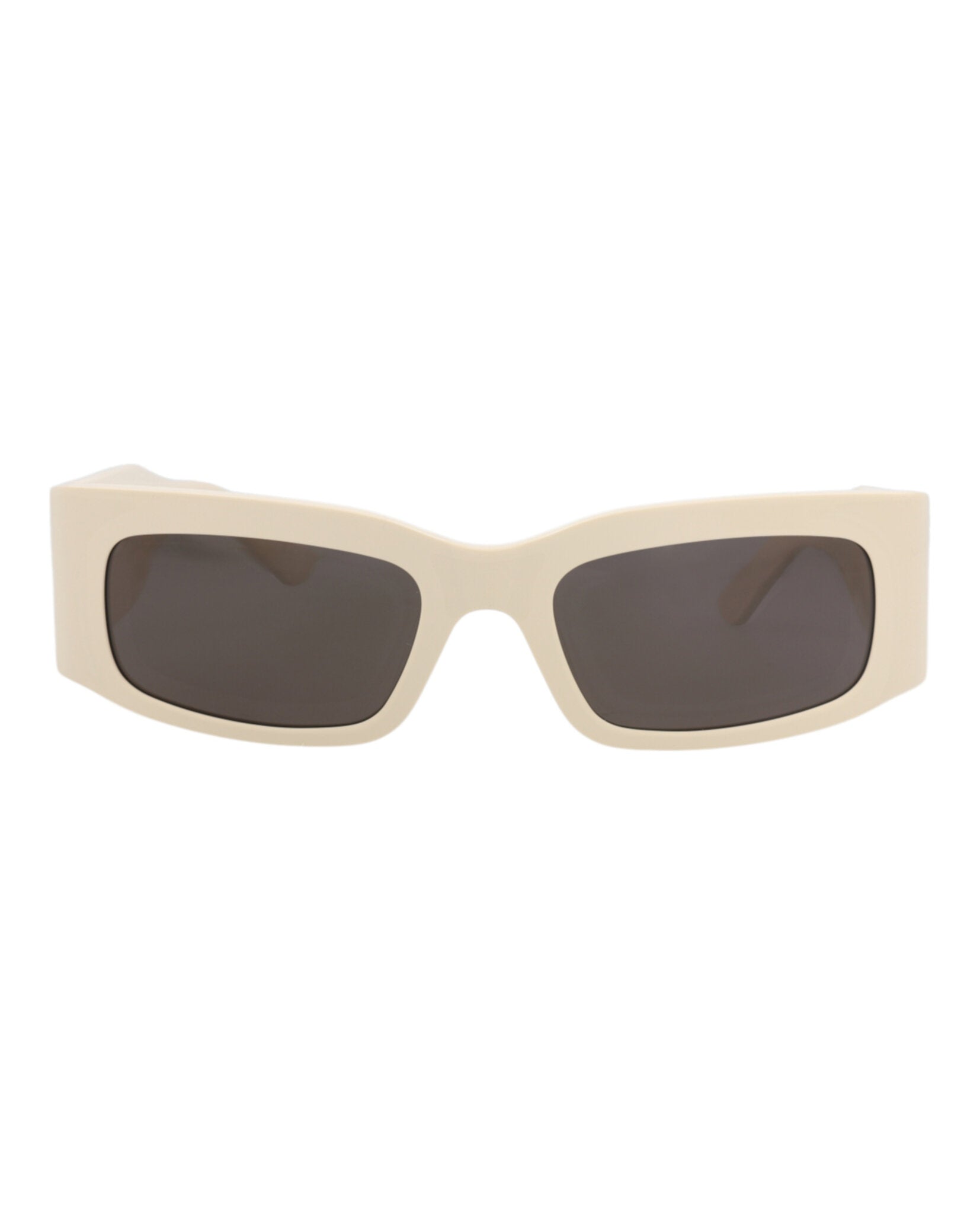 Balenciaga Balenciaga Unisex Square/Rectangle Beige Beige Grey Fashion Designer Eyewear