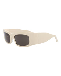 Balenciaga Balenciaga Unisex Square/Rectangle Beige Beige Grey Fashion Designer Eyewear