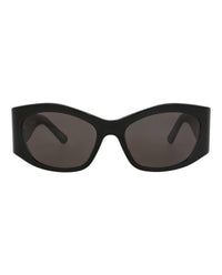 Balenciaga Balenciaga Womens Square/Rectangle Black Black Grey Fashion Designer Eyewear
