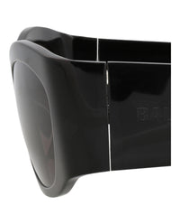 Balenciaga Balenciaga Womens Square/Rectangle Black Black Grey Fashion Designer Eyewear