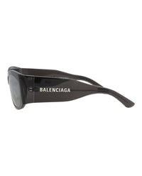 Balenciaga Womens Square/Rectangle Grey Grey Silver Fashion Designer Eyewear