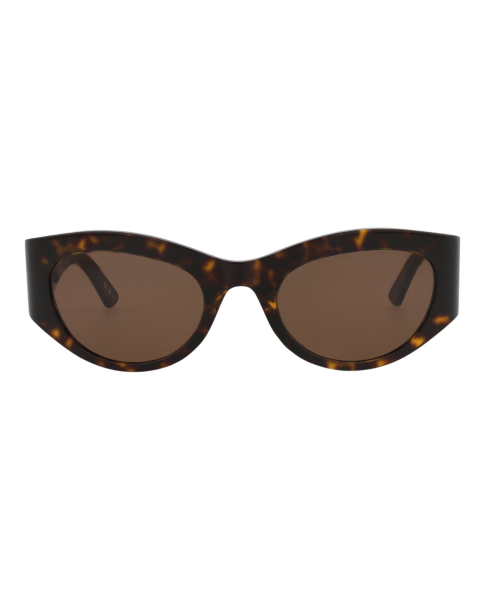 Balenciaga Womens Round/Oval Havana Havana Brown Fashion Designer Eyewear
